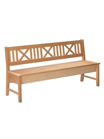 58 aufm Kessel SITZBANK Deborah 166 x 52 x 87 Massivholz Buche lackiert/Dunkelbraun