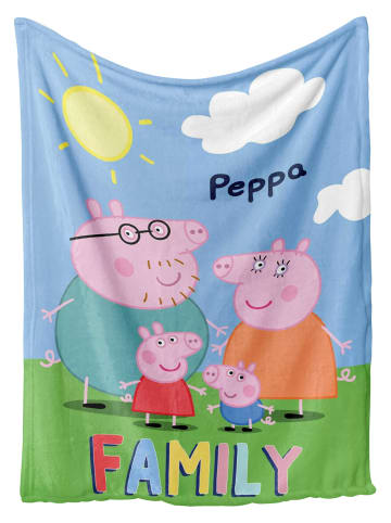 Peppa Pig Decke Peppa Pig in blau
