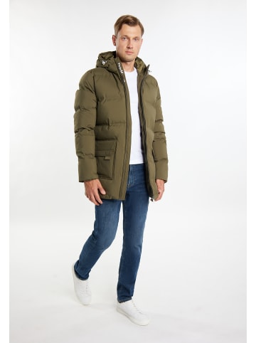 DreiMaster Maritim Winterjacke Mit Wattierung in Militäroliv