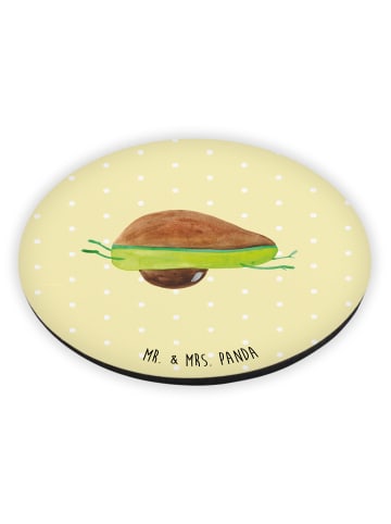 Mr. & Mrs. Panda magnet Avocado Yoga ohne Spruch in Gelb Pastell