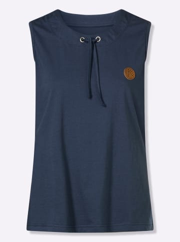 Sieh an! Shirttop in dunkelblau