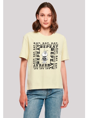 F4NT4STIC Ladies Everyday Tee Die Biene Maja Willi In The Loop in softyellow
