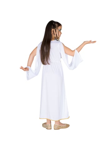 tectake Prinzessin/Edelfrau, in weiß, Gr. 104 (3-5 Jahre), Lange offene Ärmel