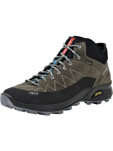 Freizeitschuhe Schnürstiefel in grau/schwarz