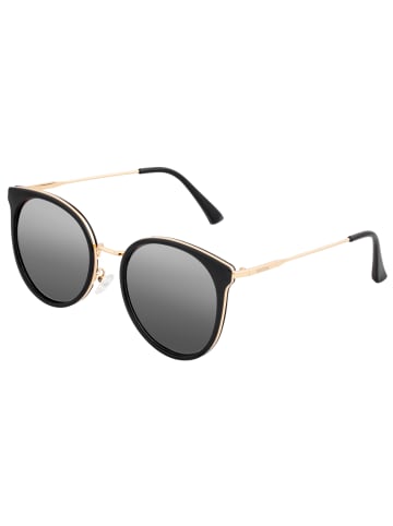 Bertha Polarisierte Sonnenbrille "Brielle" in Schwarz/Schwarz