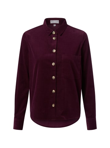 Marie Lund Cordbluse in bordeaux - 0039