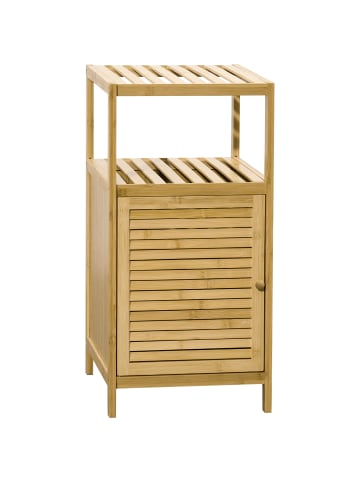 Kleankin Badezimmerschrank-33L x 36,5B x 67H cm-Naturholz
