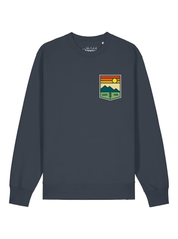 wat? Apparel Sweatshirt Good Vibe in India Ink Grey