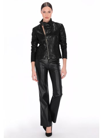 faina Women Jacket in black snake