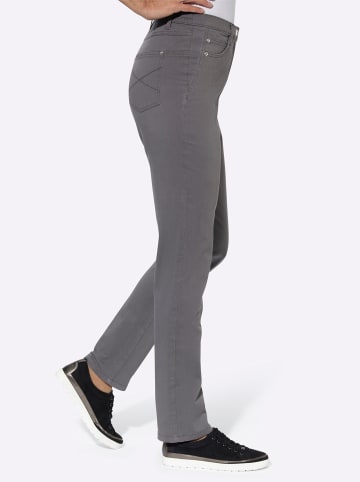 Sieh an! 5-Pocket-Jeans in anthrazit