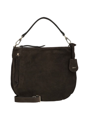 Abro Juna - Beuteltasche small 34 cm (camel) in dark brown