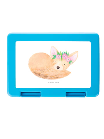 Mr. & Mrs. Panda Frühstücksdose Wüstenfuchs Blumen ohne Spruch in Weiß