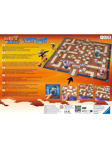 Ravensburger Schiebespiel Naruto Shippuden Labyrinth Ab 7 Jahre in bunt