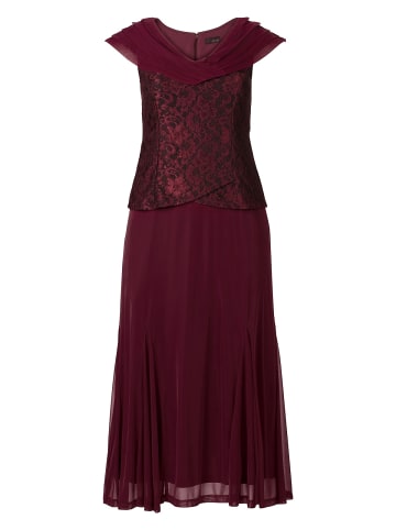 sheego Abendkleid in bordeaux