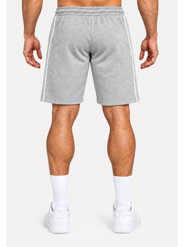 SMILODOX Shorts Brenvaro in Grau Melange