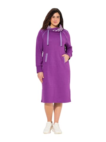 Ulla Popken Kleid in dunkles violett