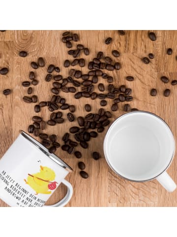 Mr. & Mrs. Panda Kaffeepott Neuanfang Scheidung mit Spruch in Transparent