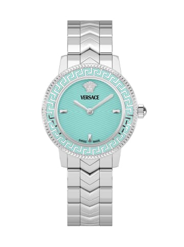 Versace Analoguhr für Damen in trkis