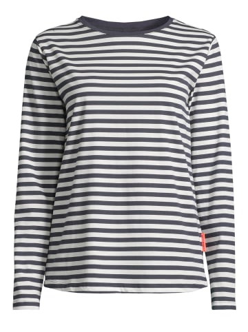 Salzhaut Sweatshirt KANT - RINGEL Navy Offwhite