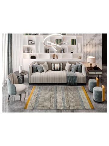 Atticgo Kurzflor-Teppich SHIRAZ in grau