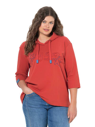 LAURASØN Sweatshirt in ziegelrot