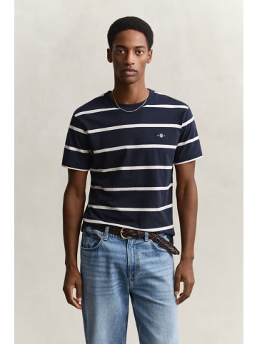 Gant T-Shirt in marine ecru - 0003