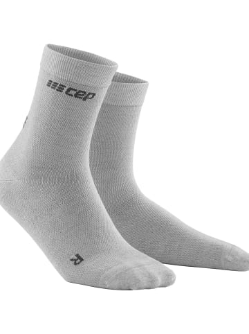 cep M ALLDAY RECOVERY COMPRESSIMID CUT SOCKS in Steingrau
