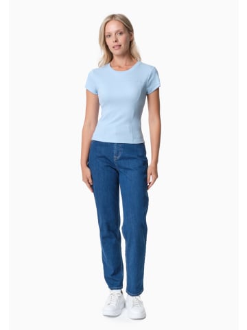 Organication T-Shirt "TILLDA" in Muschelblau