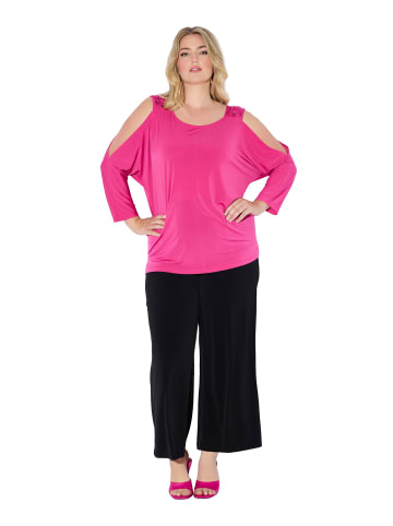 Ulla Popken Shirt in fuchsia pink