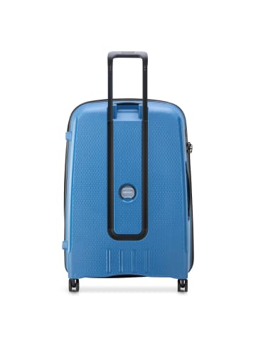 Delsey Belmont Plus 4 Rollen Trolley L 76 cm mit Dehnfalte in zink blau