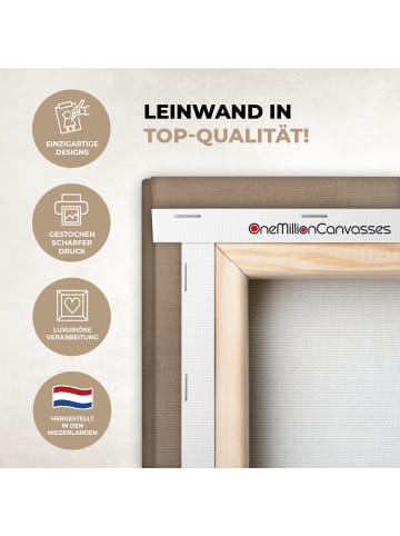 OnlyWow Leinwand Bilder Kupferfarben