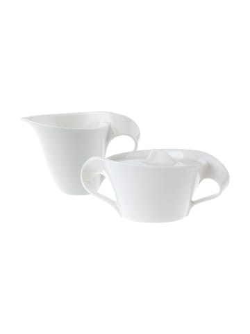 Villeroy & Boch 2er Set Milch- und Zuckerset NewWave in weiß
