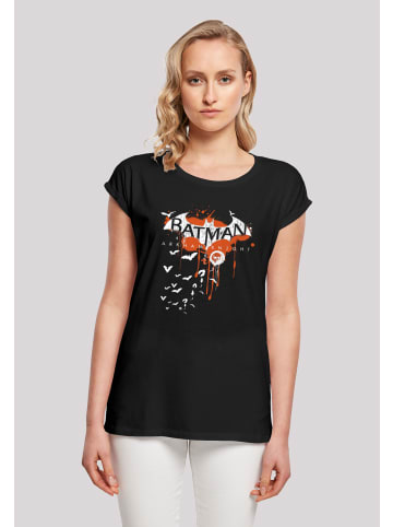 F4NT4STIC T-Shirt DC Comics Batman Arkham Knight Halloween Logo Art in schwarz