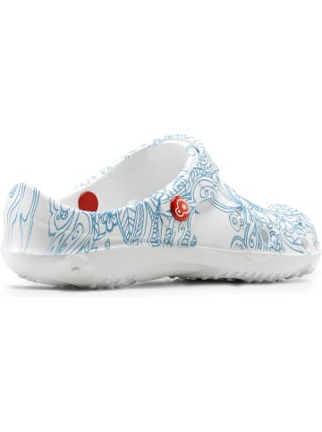 Schu´zz Badeschuh "Globule Femme Imprimé" in Blau