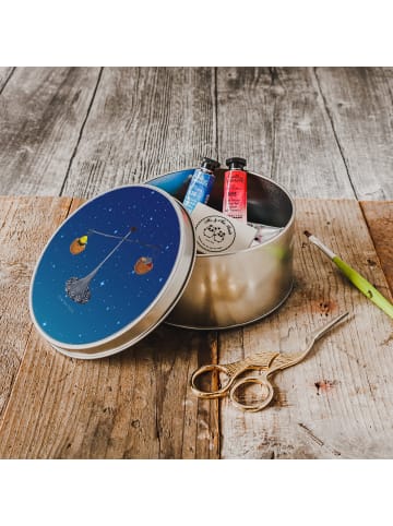 Mr. & Mrs. Panda Aufbewahrungsbox Sternzeichen Waage ohne Spruch in Sternenhimmel Blau