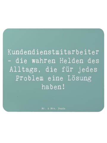 Mr. & Mrs. Panda Mauspad Spruch Kundendienstmitarbeiter Helden m... in Meeresbrise