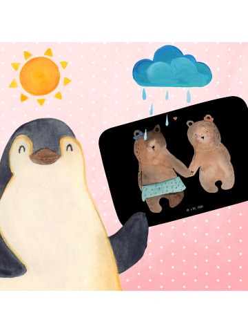 Mr. & Mrs. Panda duschmatte Bär Freundin ohne Spruch in Schwarz