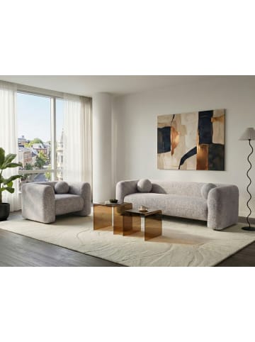 Beliani 2-tlg Sitzgruppe LEIREN in Beige