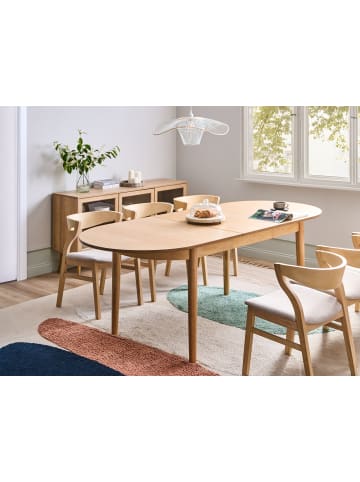 Beliani Ausziehbarer Tisch LARTO in Braun - (W) 90 x (H) 76 x (L) 180 cm