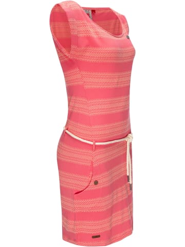 ragwear Sommerkleid Tag Blockstripes Intl. in Pink