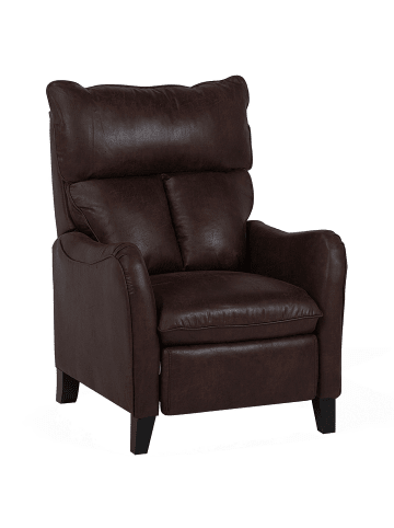 Beliani Fernsehsessel ROYSTON in Braun - (W) 69 x (H) 109 x (L) 88 cm
