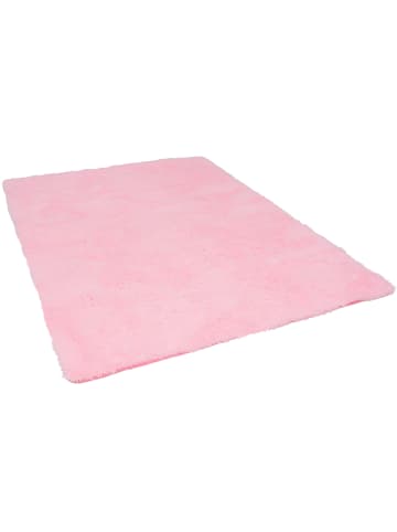 Pergamon Hochflor Shaggy Teppich Fluffy in Rosa