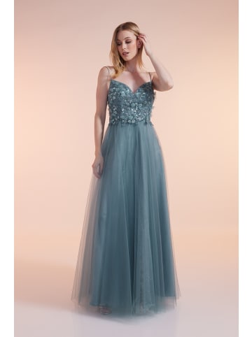 Unique Kleid Floral Dream Dress in Antique Green