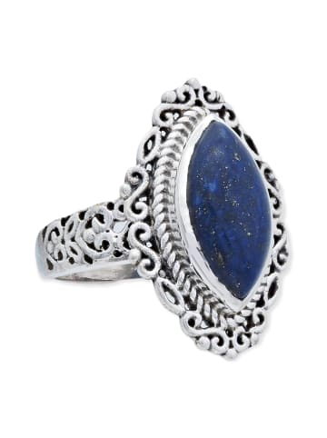 mantraroma 925er Silber - Ringe mit Lapis Lazuli