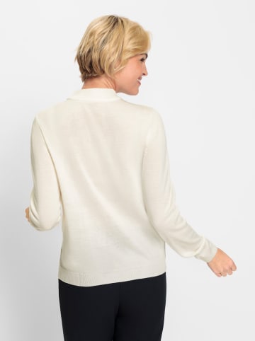 WITT WEIDEN Stehkragenpullover in ecru