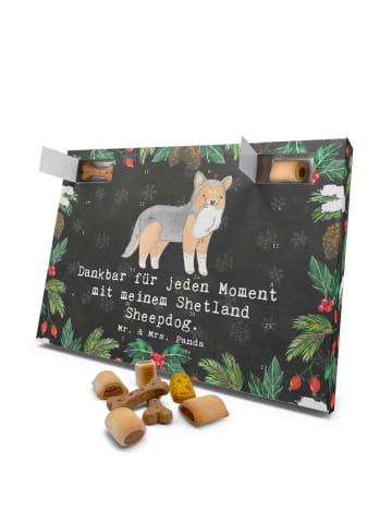 Mr. & Mrs. Panda Hund Adventskalender Shetland Sheepdog Moment m... in Kreidetafel