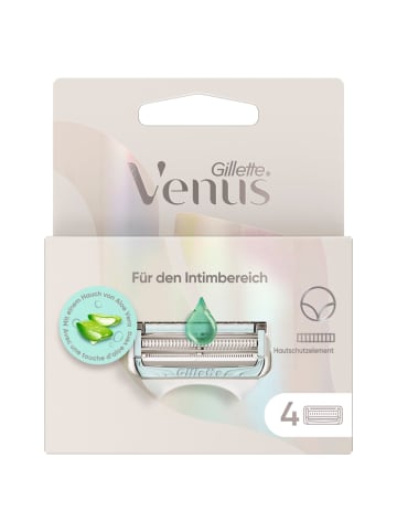 Gillette Venus für den Intimbereich Systemklingen 4er in Weiß