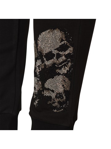 Roberto Geissini Little Silver Skull Jogginghose Schwarz