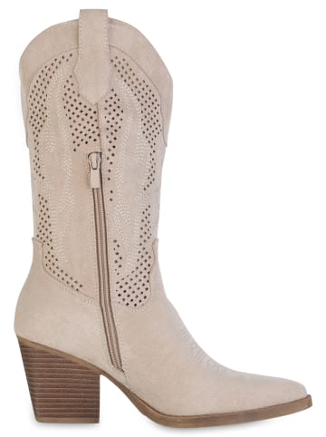 VAN HILL Cowboystiefel Amber in Beige