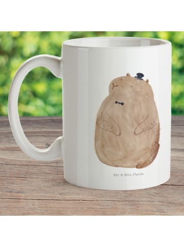 Mr. & Mrs. Panda Kindertasse Murmeltier ohne Spruch in Weiß